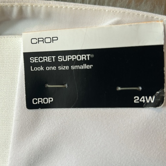 Investment white cropped pants with secret support - Picture 5 of 5